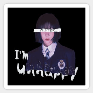 aespa Winter I'm Unhappy Sticker